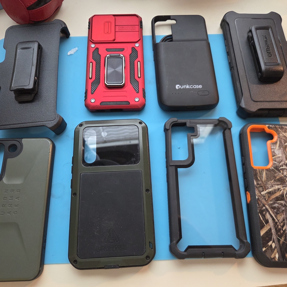 Red and Black Rugged Phone Case